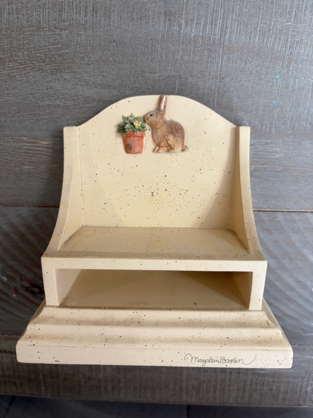 Marjolein Bastin Cream Bunny card holder